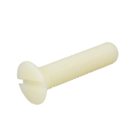 MTS SCREW CSK SLOT NYLON M8 X 65MM